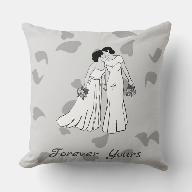 FOREVER YOURS THROW PILLOW (Front)