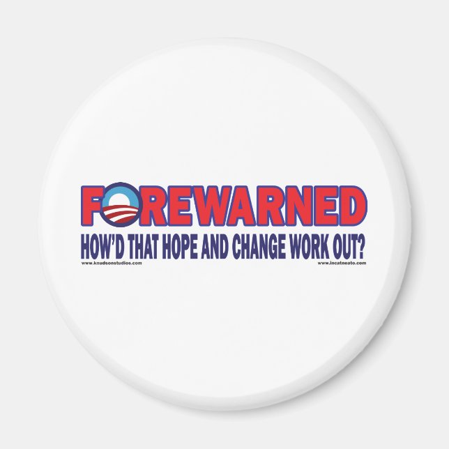 Forewarned - magnet (Front)