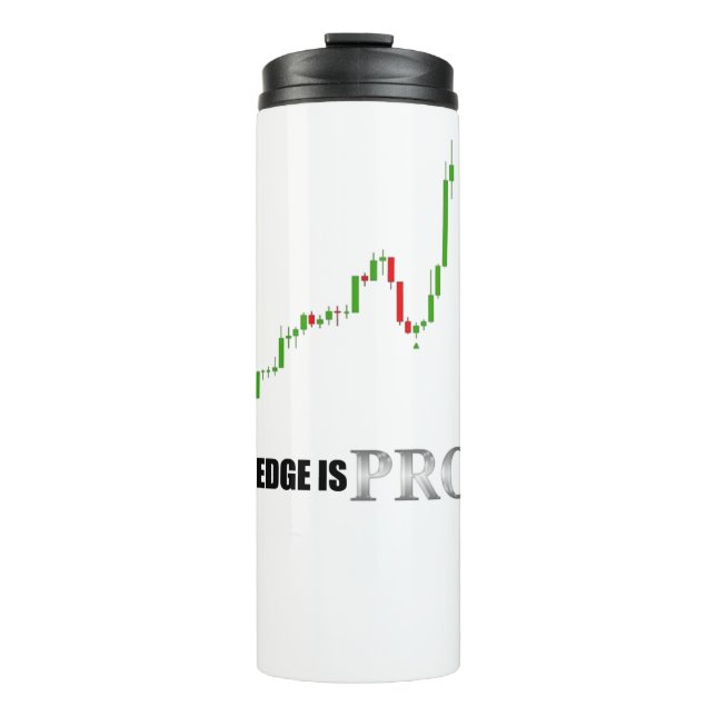 Forex Knowledge Is Profit Thermal Tumbler (Front)