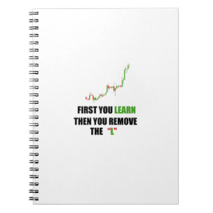 Forex Trader mindset Spiral Photo Notebook
