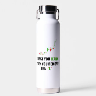Forex Trader Mindset Water Bottle