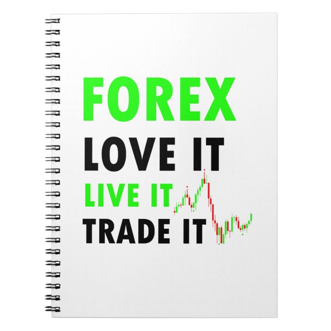 Forex Trader Spiral Photo Notebook (Front)