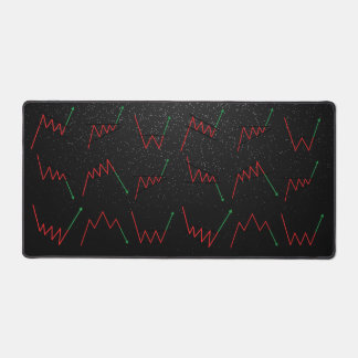 Forex trading chart design  desk mat
