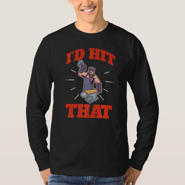 Forge Motif For Blacksmiths  1 T-Shirt (Front)