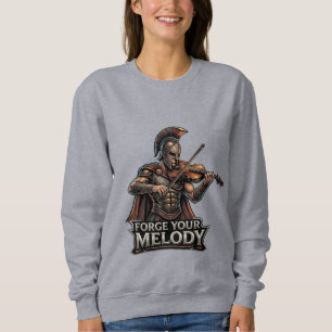 Forge Your Melody –  Spartan Violinist Sweatshirt