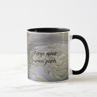 Forge Your Own Path Metallic Quote Mug