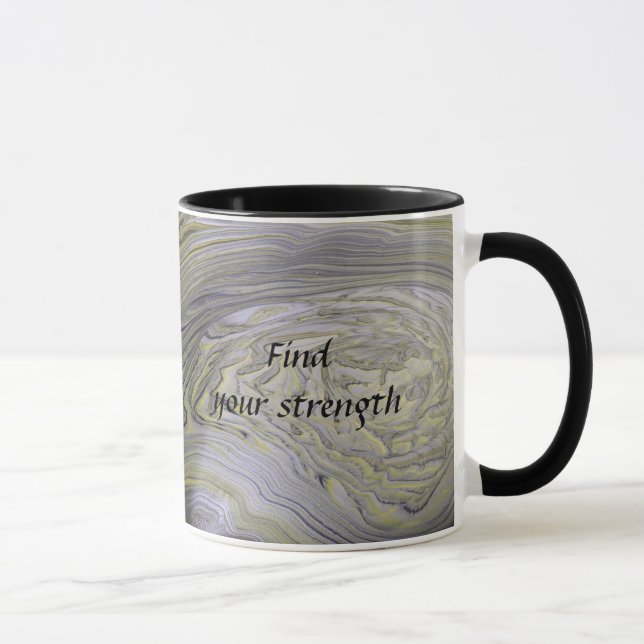 Forge Your Own Path Metallic Quote Mug (Right)