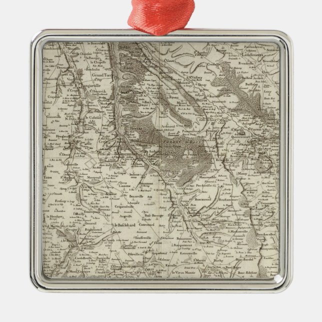 Forges, Neufchatel Metal Tree Decoration (Front)