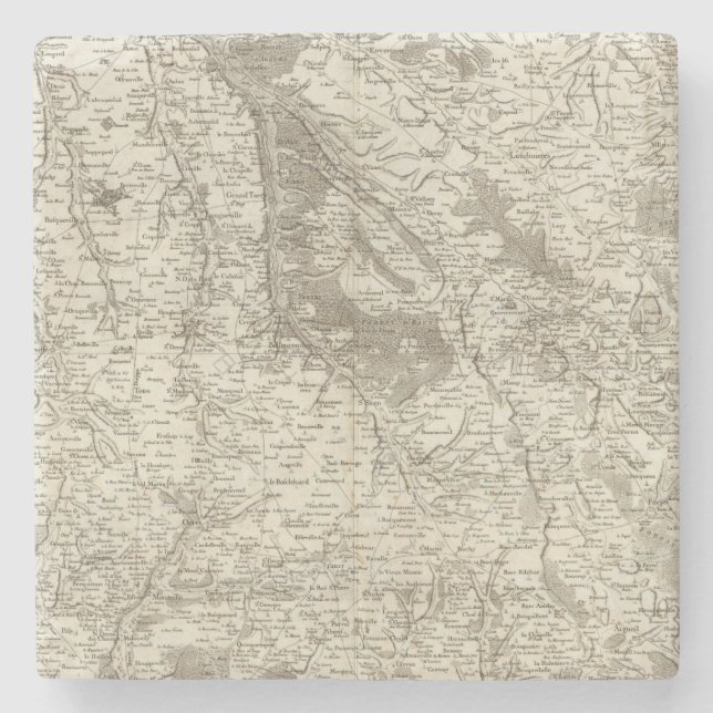 Forges, Neufchatel Stone Coaster (Front)