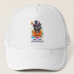 Forget Candy, Just Give Me A Cat Trucker Hat
