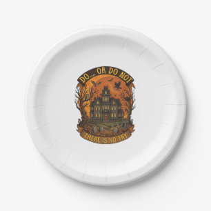 Forget Candy Just Give Me Alpaca Halloween Ghost W Paper Plate