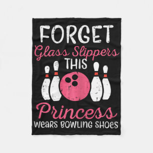 Forget Gl Slippers Bowling Shoes Bowler Women Girl Fleece Blanket