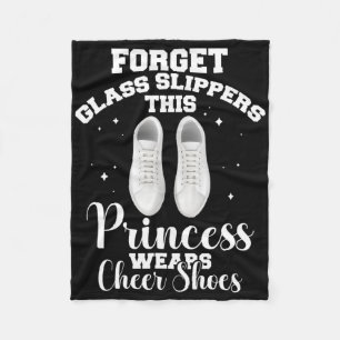 Forget Gl Slippers This Princess Wears Cheerleader Fleece Blanket