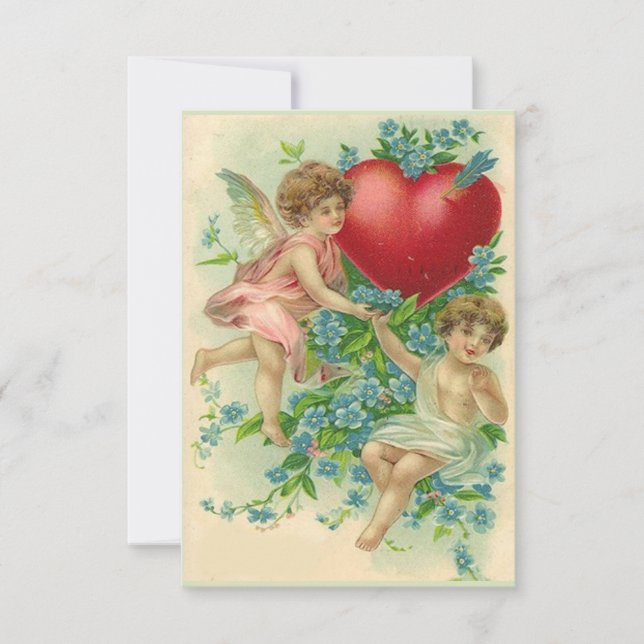 Forget me knot Valentine Invitation (Front)