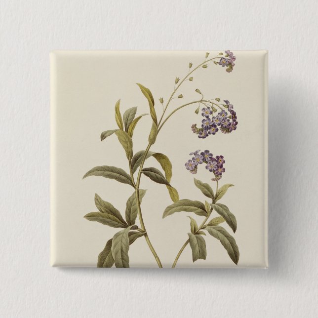 Forget-me-not 15 Cm Square Badge (Front)