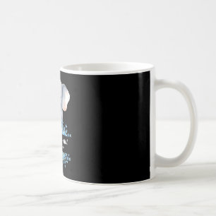 Forget Me not Alzheimers Awareness Elephant Flower Coffee Mug