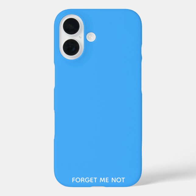 Forget-me-not blue colour name Case-Mate iPhone case (Back)