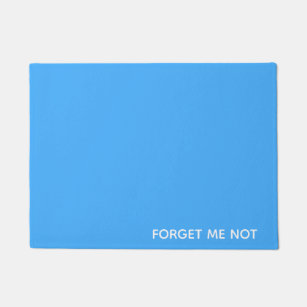 Forget-me-not blue colour name doormat