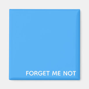 Forget-me-not blue colour name magnet