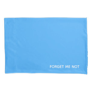 Forget-me-not blue colour name pillowcase
