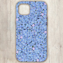 Forget Me Not Blue Floral iPhone / iPad case