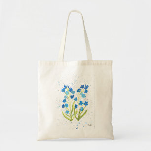 Forget me not blue flowers Bridal shower Tote Bag
