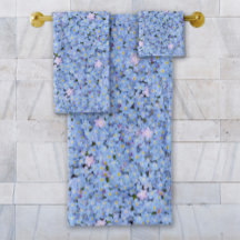 Forget-me-not Blue Photographic Towel