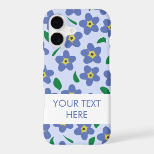 Forget Me Not Cell Phone Case for iPhone