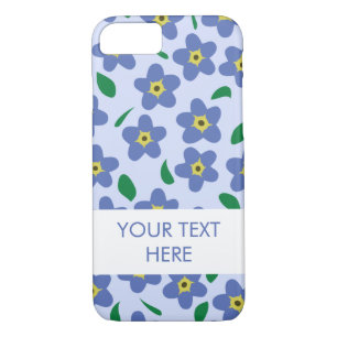 Forget Me Not Cell Phone Case for iPhone