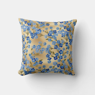 Forget-me-not Chiyogami Cushion