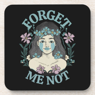 Forget Me Not Coaster