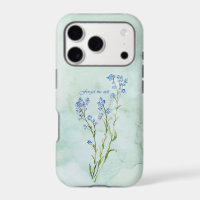Forget me not Custom Watercolor Garden Flower
