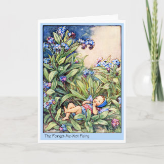 Forget-Me-Not Fairy Card