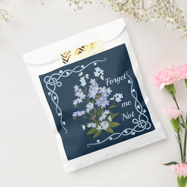 Forget me not  favour bag (Sealed)