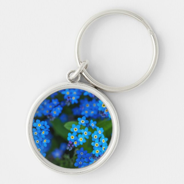 Forget-me-not Floral Key Ring (Front)