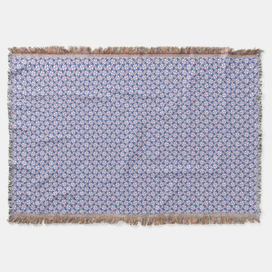 Forget Me Not Floral Throw Blanket