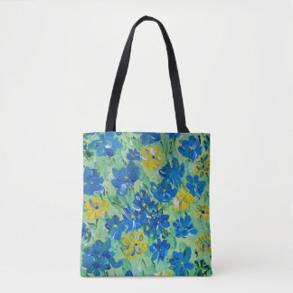 Forget-Me-Not Floral Tote Bag