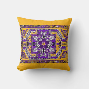 Forget me Not flower Lumbar Pillow