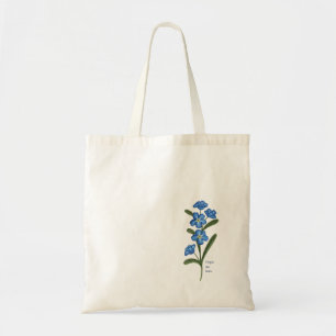 Forget Me Not Flower Tote Bag