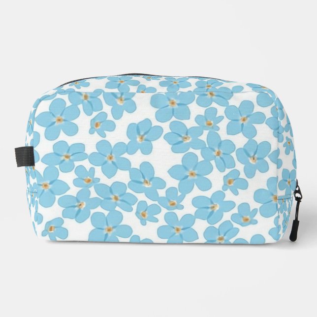Forget me not Flowers bunch Dopp Kit (Front)