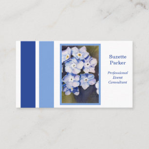 Forget-me-not Flowers Event Planner Business Card