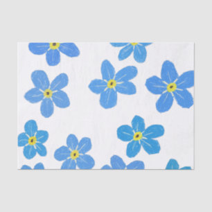 Forget-me-not Flowers Tissue Paper