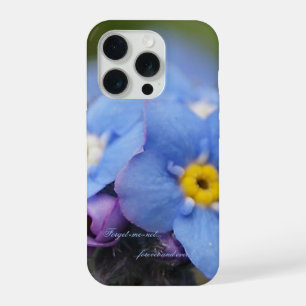 Forget-me-not forever and ever! iPhone 15 pro case