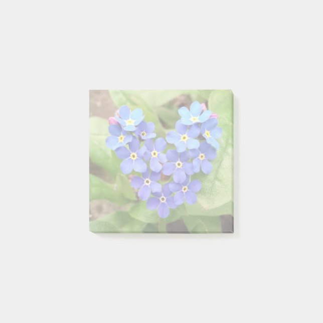 forget-me-not heart - Post-It Notes pad (Front)