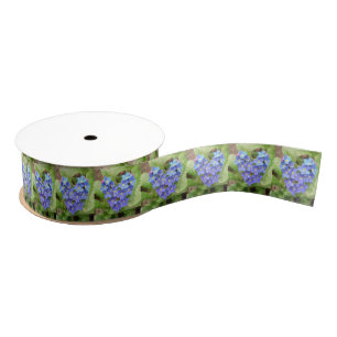 forget-me-not  heart - ribbon grosgrain ribbon
