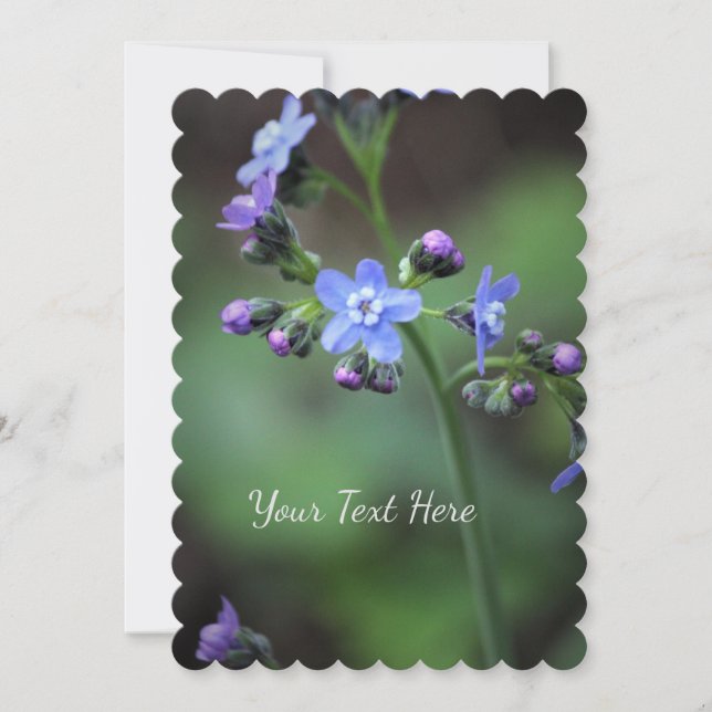 Forget-Me-Not  Invitation (Front)