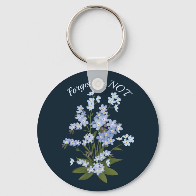 Forget me not key ring (Front)