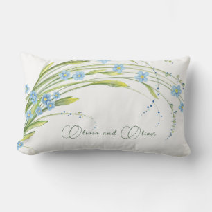 Forget-Me-Not  Lumbar Cushion