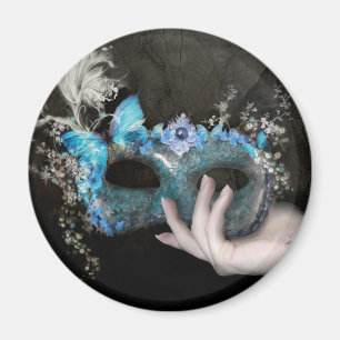 Forget Me Not - Masquerade Magnet