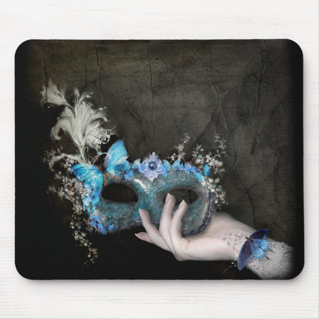 Forget Me Not Mouse Pad (Front)